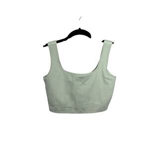 Buffbunny Collection Mint Green Ribbed Tank Top Women's Size XXXL